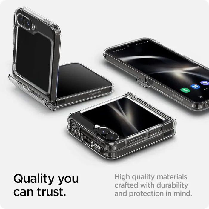 Spigen Ultra Hybrid Pro Case for Samsung Galaxy Z Flip 6 - Clear - Cell phone cases and covers<<<HurtelXML