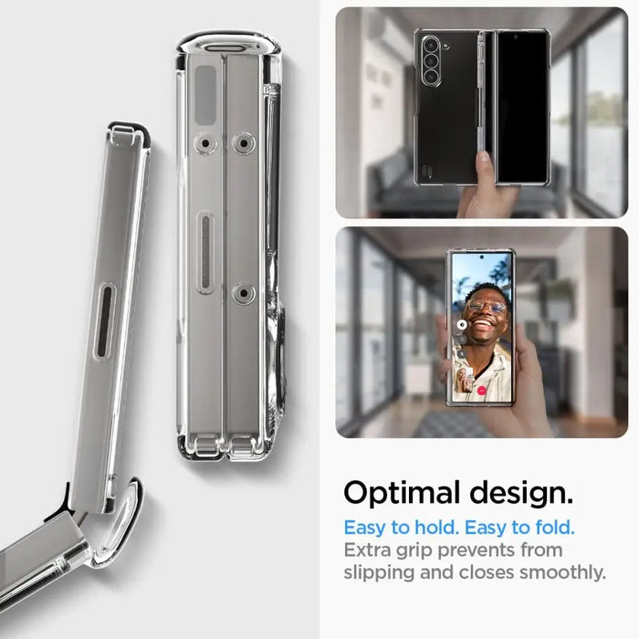 Spigen Ultra Hybrid Pro Case for Samsung Galaxy Z Fold 6 - Transparent - Cell phone cases and covers<<<HurtelXML