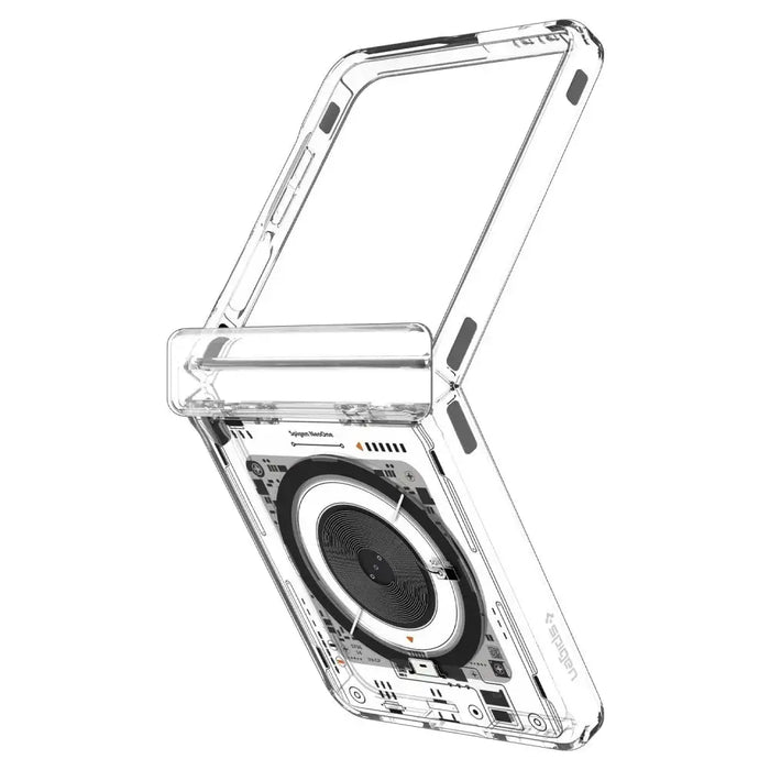 Spigen Ultra Hybrid Pro MagSafe Case for Samsung Galaxy Z Flip 7 Zero One - Transparent - Cell phone cases