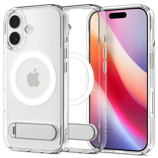 Spigen Ultra Hybrid ’S’ MagSafe Case for iPhone 17 - Clear and White - Cell phone cases and covers<<<HurtelXML