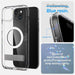 Spigen Ultra Hybrid S MagSafe crystal clear - iPhone 15 - Cell phone cases and covers<<<HurtelXML