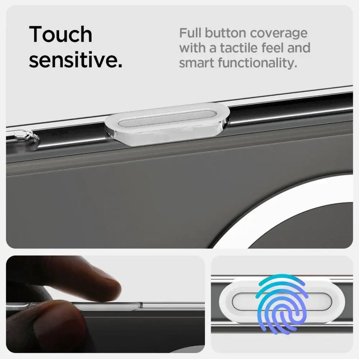 Spigen Ultra Hybrid ”T” Mag MagSafe Case for iPhone 16 Pro Max - White - Cell phone cases and covers<<<HurtelXML