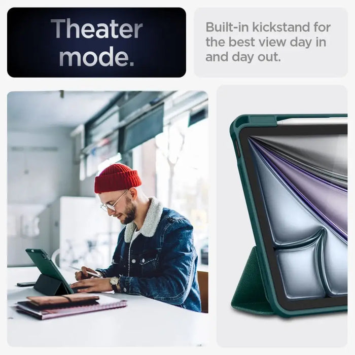 Spigen Urban Fit Case for iPad Air 10.9’’ 4/5 2020-2022 / 11.6’’ 2024 - Green - Cell phone cases and covers<<<HurtelXML