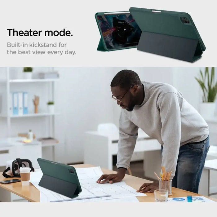Spigen Urban Fit iPad Pro 11’’ 2024 Case - Green - Cell phone cases and covers<<<HurtelXML