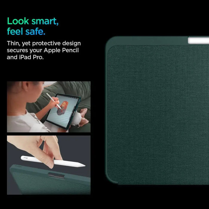 Spigen Urban Fit iPad Pro 11’’ 2024 Case - Green - Cell phone cases and covers<<<HurtelXML