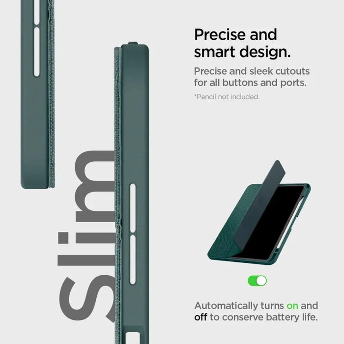 Spigen Urban Fit iPad Pro 11’’ 2024 Case - Green - Cell phone cases and covers<<<HurtelXML