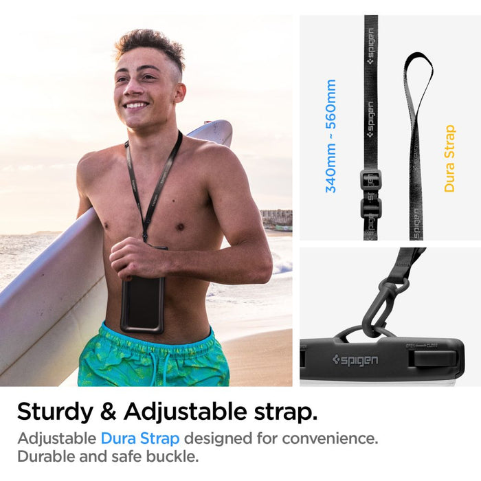 Spigen Aqua Shield A610 Case Waterproof Floating on Water - Black 2 pcs.