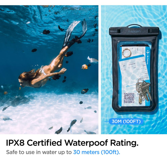 Spigen Aqua Shield A601 case waterproof IPX8 - black