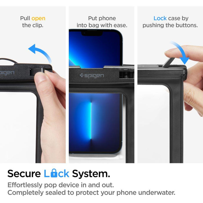 Spigen Aqua Shield A601 case waterproof IPX8 - black