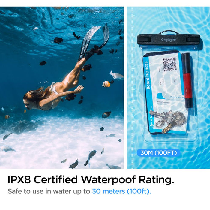 Spigen Aqua Shield A601 Case Waterproof IPX8 - Transparent