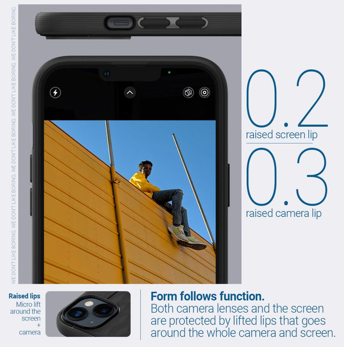 Caseology Parallax Mag MagSafe iPhone 14 Plus Case - Matte Black