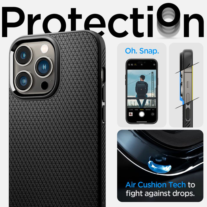 Spigen Liquid Air iPhone 14 Pro Case - Matte Black