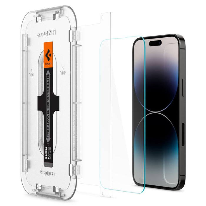 Spigen Glas.tR EZ Fit tempered glass for iPhone 14 Pro - 2 pcs.