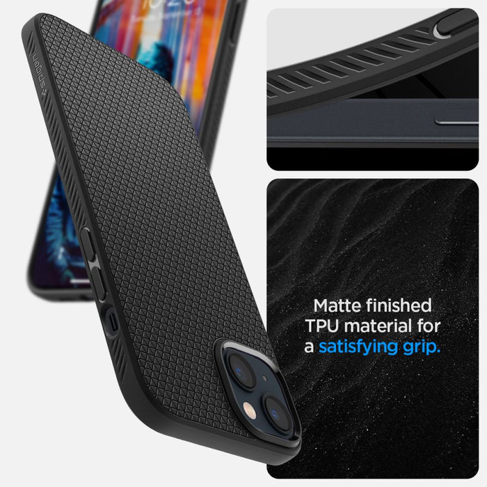 Spigen Liquid Air Case for iPhone 14 Plus - Matte Black