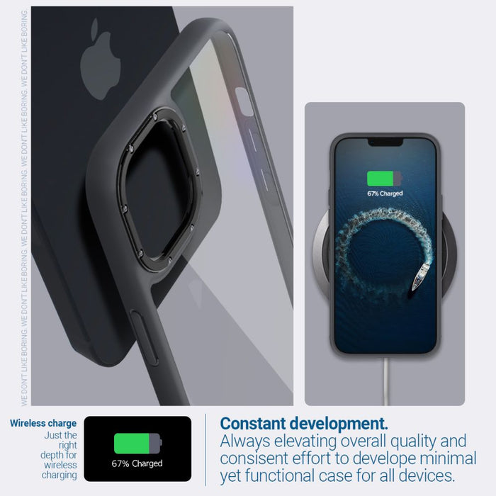 Caseology Skyfall iPhone 14 Plus Case - Matte Black