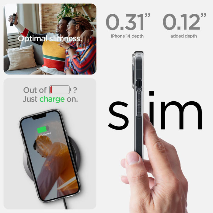 Spigen Ultra Hybrid iPhone 14 Plus Case - Matte Clear