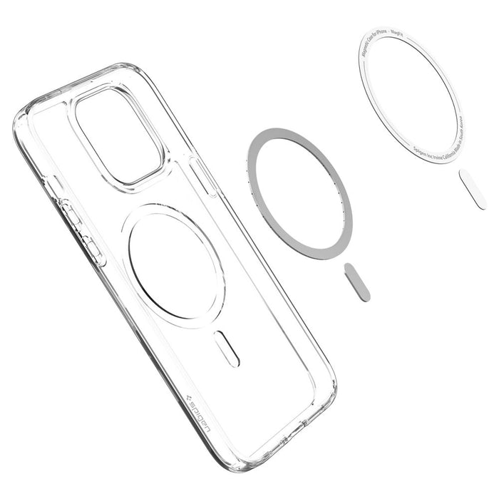 Spigen Ultra Hybrid Mag Case with MagSafe for iPhone 14 Pro - Clear/White