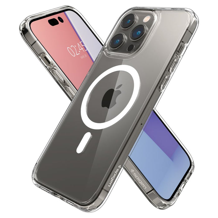 Spigen Ultra Hybrid Mag Case with MagSafe for iPhone 14 Pro Max - Clear/White