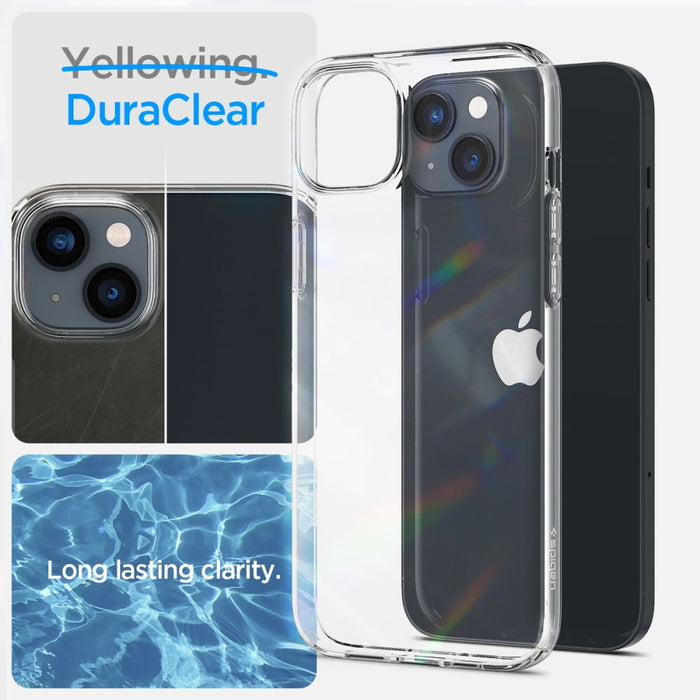Spigen Crystal Case and Tempered Glass Set for iPhone 14 Plus - Clear
