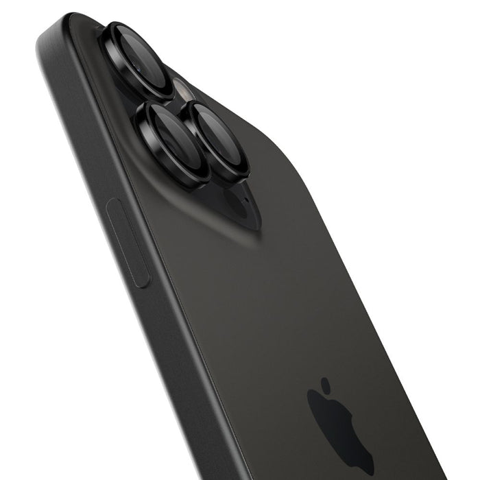 Spigen Glas.tR EZ Fit Optik Camera Protector for iPhone 14 Pro / Pro Max / 15 Pro / Pro Max / 16 Pro / Pro Max 17 Pro / 17 Pro Max - Black 2 pcs.
