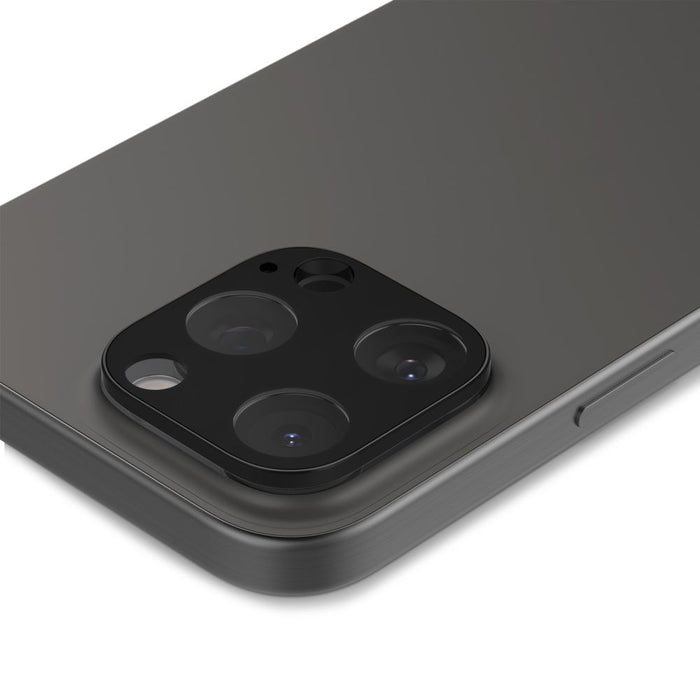 Spigen Optik.tR Camera Protector for iPhone 14 Pro / Pro Max / 15 Pro / Pro Max / 16 Pro / Pro Max - Black 2 pcs.