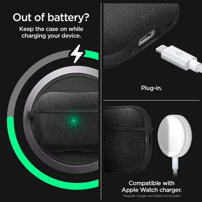 Spigen Urban Fit Case for Apple AirPods Pro 1 / 2 - Black
