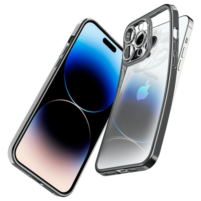 Spigen Optik Crystal iPhone 14 Pro Case - Clear Gray
