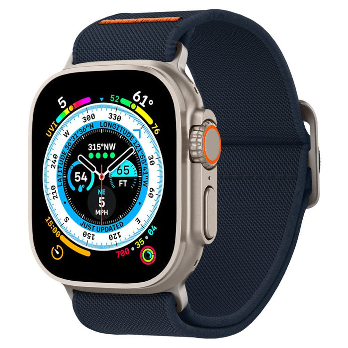 Spigen Fit Lite Ultra Strap for Apple Watch 4/5/6/7/8/9/SE/Ultra (42/44/45/49 mm) - Navy Blue