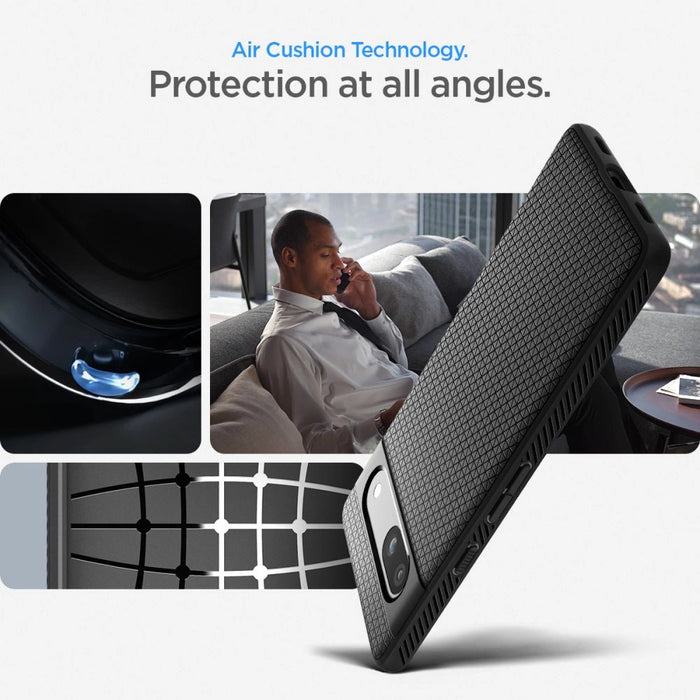 Spigen Liquid Air Case for Google Pixel 7A - Matte Black