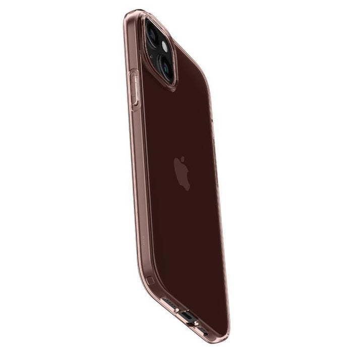 Spigen Crystal Flex iPhone 15 Plus Case - Pink/Transparent