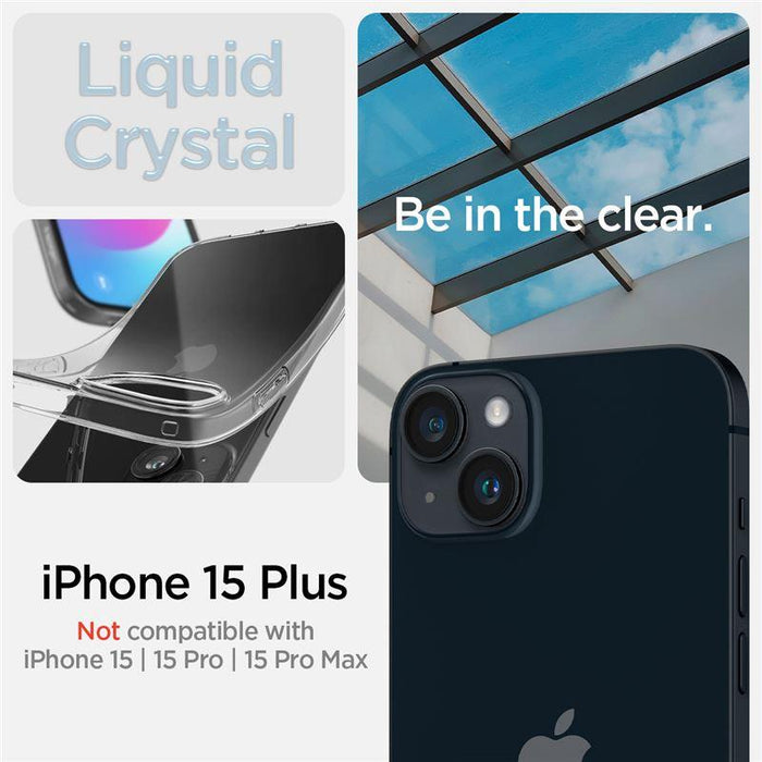 Spigen Crystal Flex Case for iPhone 15 Plus - Clear