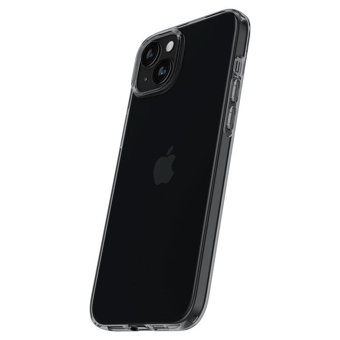 Spigen Crystal Flex iPhone 15 Plus Case - Gray-Transparent