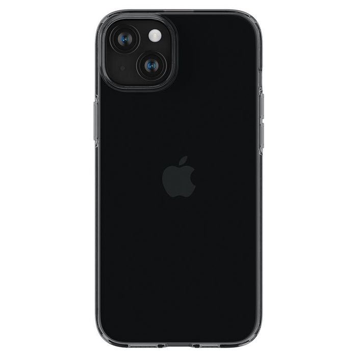 Spigen Crystal Flex iPhone 15 Plus Case - Gray-Transparent