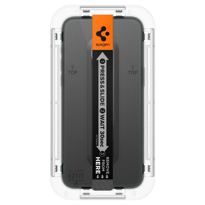 Spigen Glas.tR EZ Fit tempered glass for iPhone 15 Pro Max - 2 pcs.