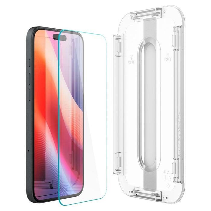 Spigen Glas.tR EZ Fit tempered glass for iPhone 15 / 16 - 2 pcs.