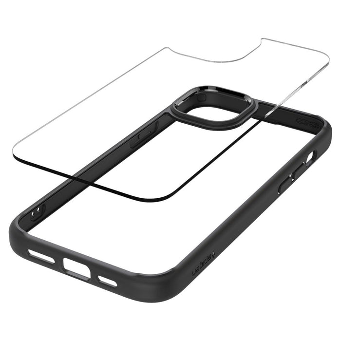 Spigen Ultra Hybrid iPhone 15 Plus Case - Matte Black