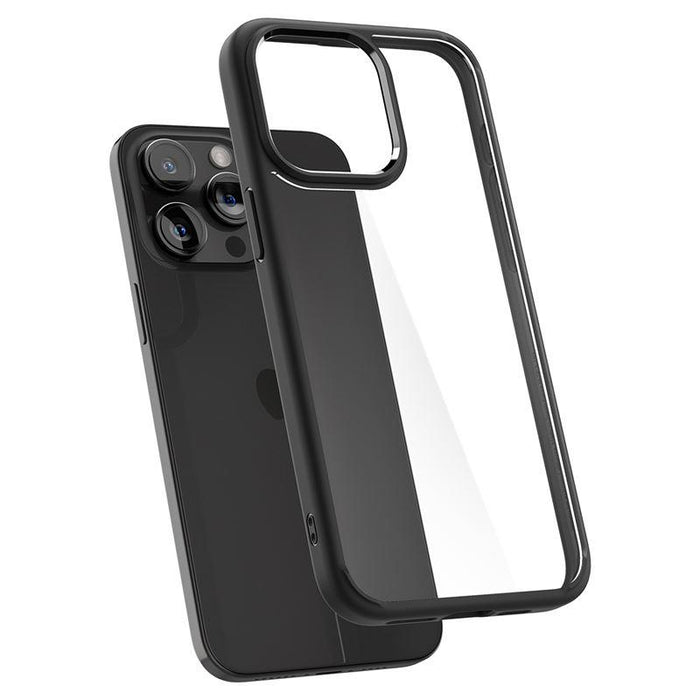 Spigen Crystal Hybrid iPhone 15 Pro Case - Black