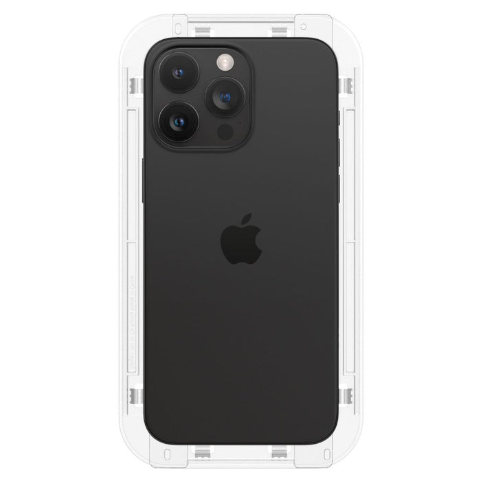 Spigen Glas.tR EZ Fit FC Tempered Glass for iPhone 15 Pro Max - Black 2 pcs.