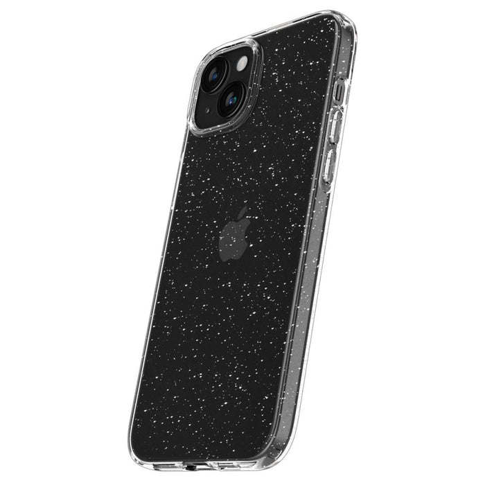 Spigen Liquid Crystal iPhone 15 Plus Case - Clear Glitter
