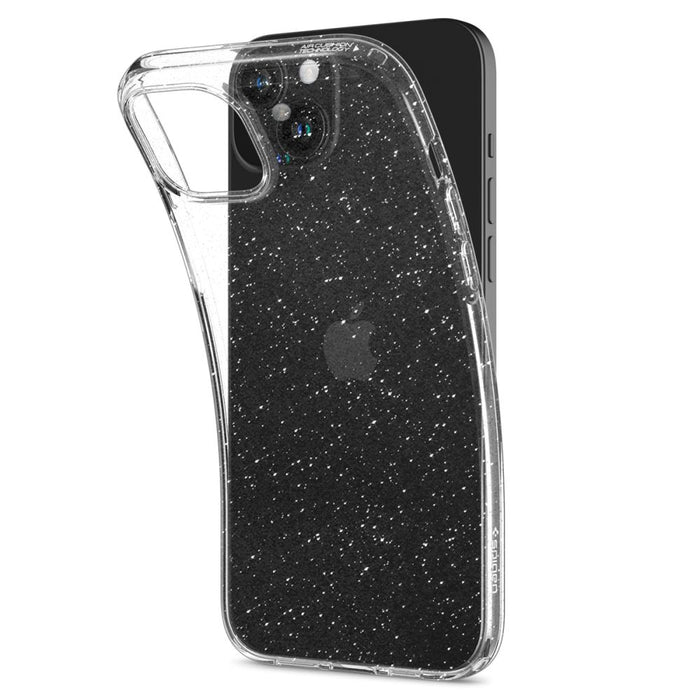 Spigen Liquid Crystal iPhone 15 Plus Case - Clear Glitter