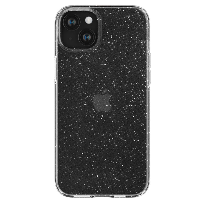 Spigen Liquid Crystal iPhone 15 Plus Case - Clear Glitter