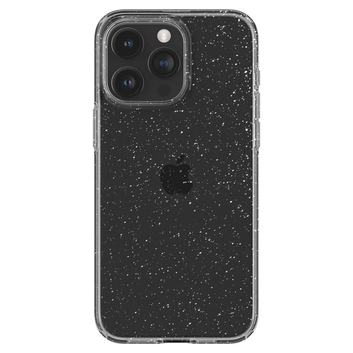 Spigen Liquid Crystal iPhone 15 Pro Max Case - Clear Glitter