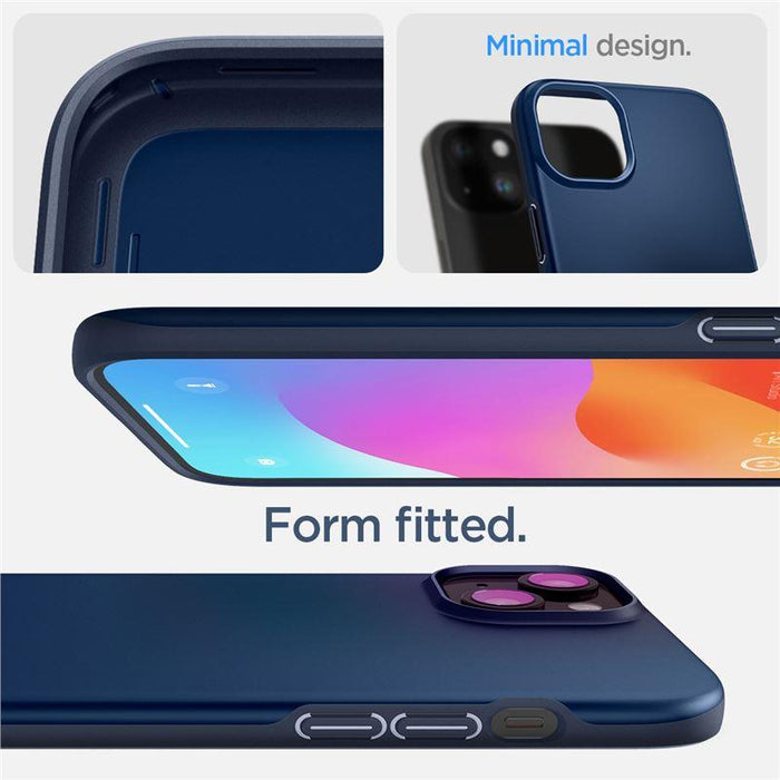 Spigen Thin Fit iPhone 15 Plus Case - Blue
