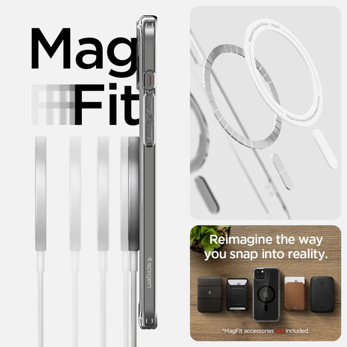 Spigen Ultra Hybrid Mag Case with MagSafe for iPhone 15 - Black