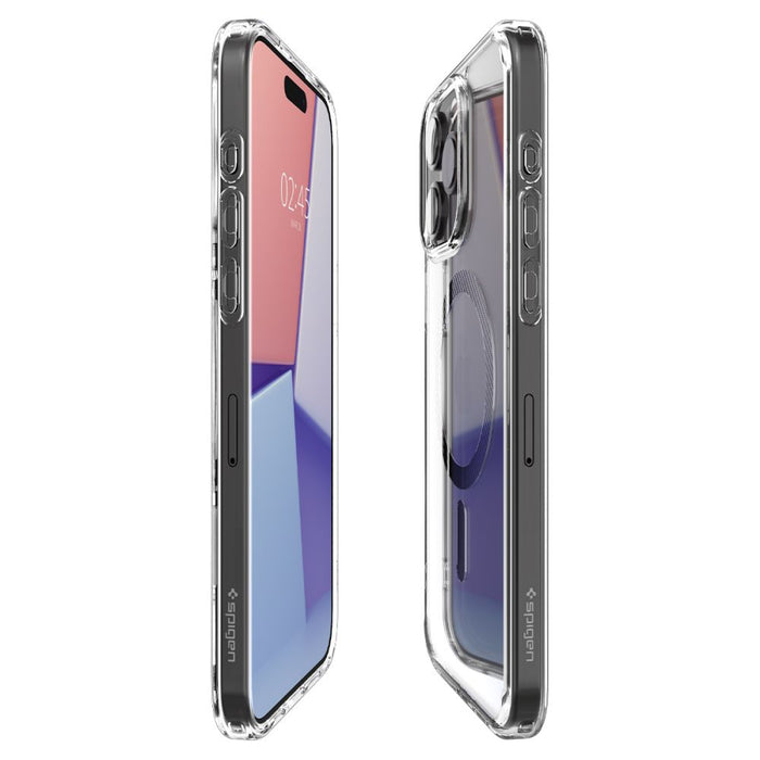 Spigen Ultra Hybrid Mag Case with MagSafe for iPhone 15 Pro Max - Gray