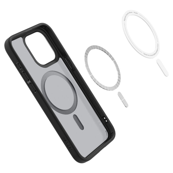 Spigen Ultra Hybrid Mag Case with MagSafe for iPhone 15 Pro - Clear Black