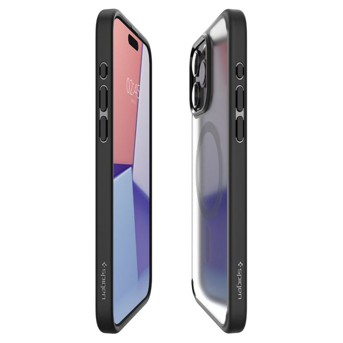 Spigen Ultra Hybrid Mag Case with MagSafe for iPhone 15 Pro - Clear Black