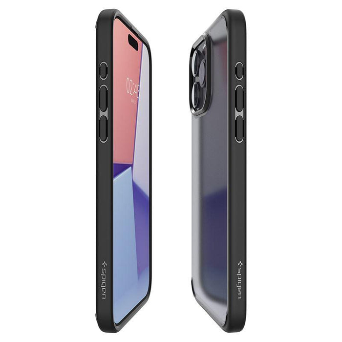 Spigen Ultra Hybrid iPhone 15 Pro Max Case - Clear Black