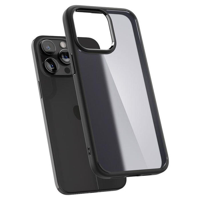 Spigen Ultra Hybrid iPhone 15 Pro Max Case - Clear Black