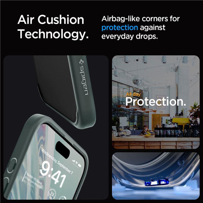 Spigen Ultra Hybrid iPhone 15 Pro Max Case - Dark Green